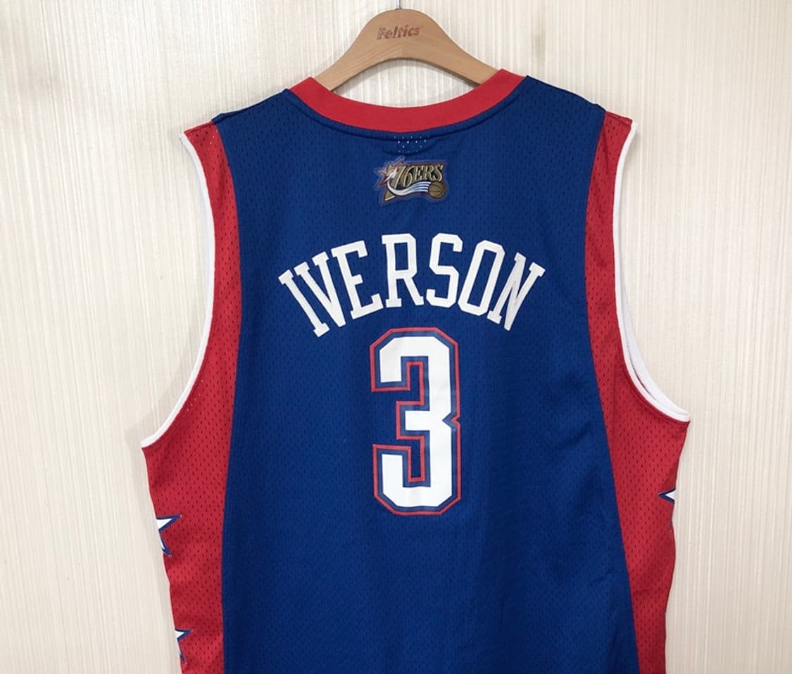 NBA 리복 76ERS 올스타유니폼 L #3 아이버슨10주년 한정유니폼 상품이미지9