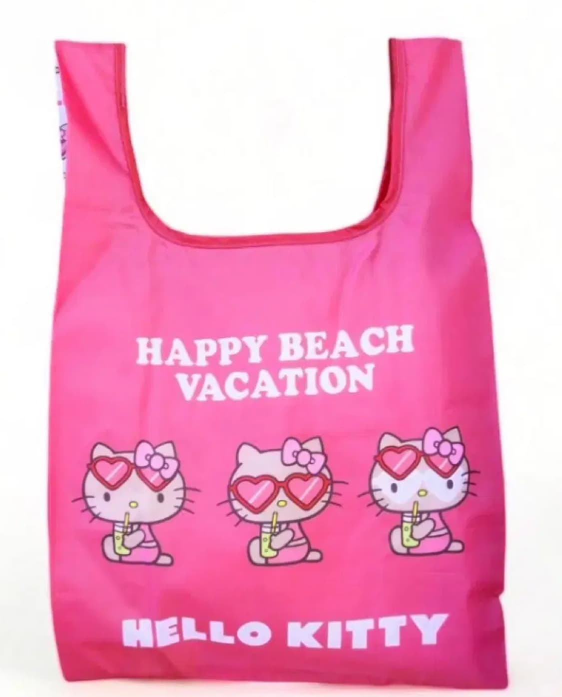 산리오 태닝키티 장바구니 핑크 에코백 상품이미지2