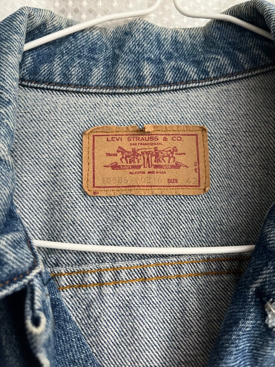 80s 리바이스 70506 USA  데님자켓 청자켓 상품이미지4