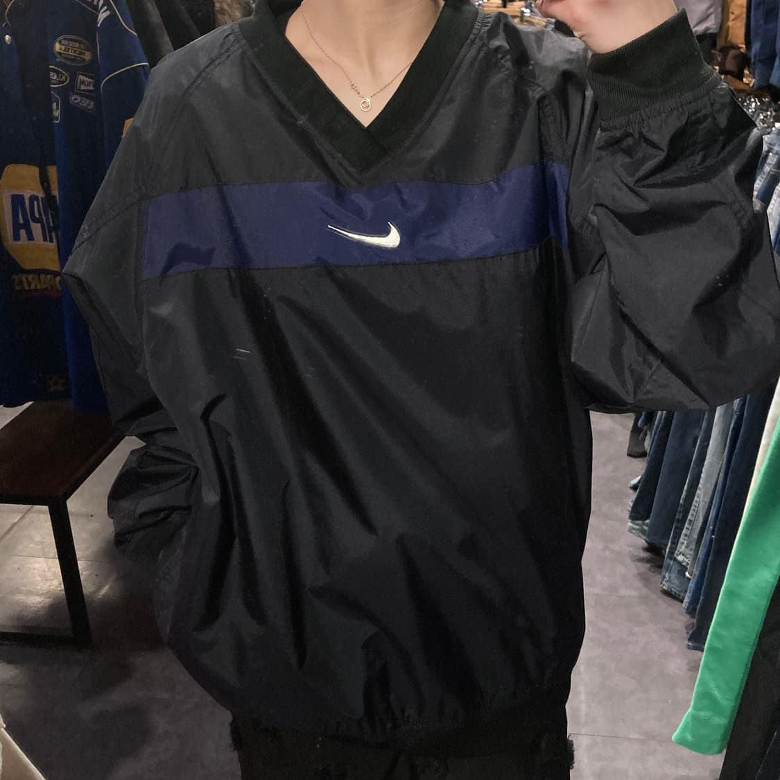  [IM] Nike 나이키 미드스우시 웜업 블랙 상품이미지3