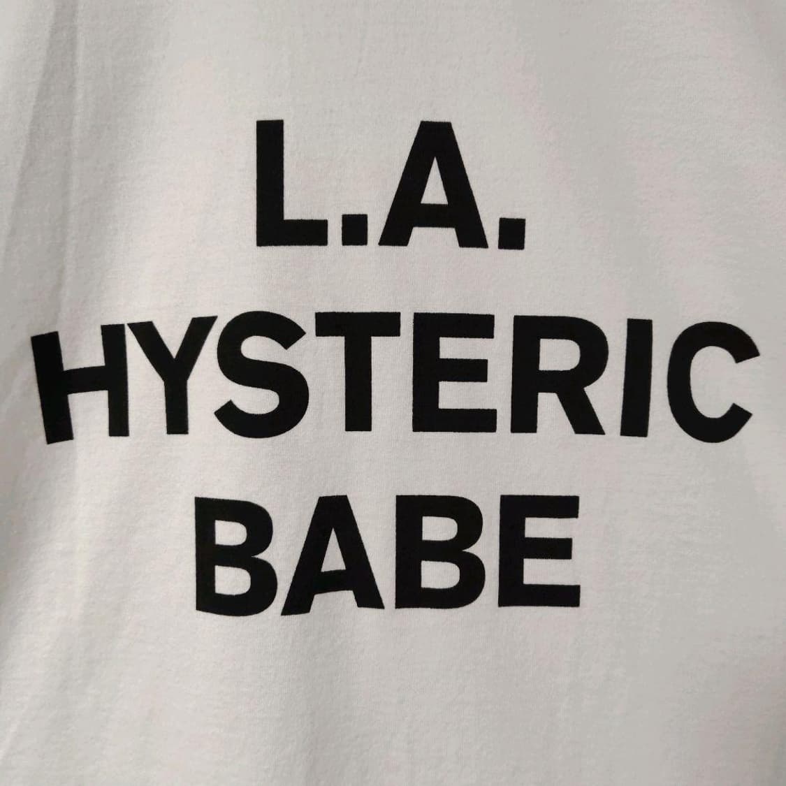 히스테릭 글래머 노바디 노우즈 히스걸 티셔츠 상품이미지5