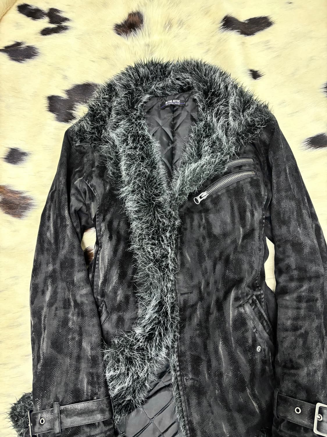 [IN THE ATTIC]2000s VKEI Fur Trimming Wa 상품이미지8