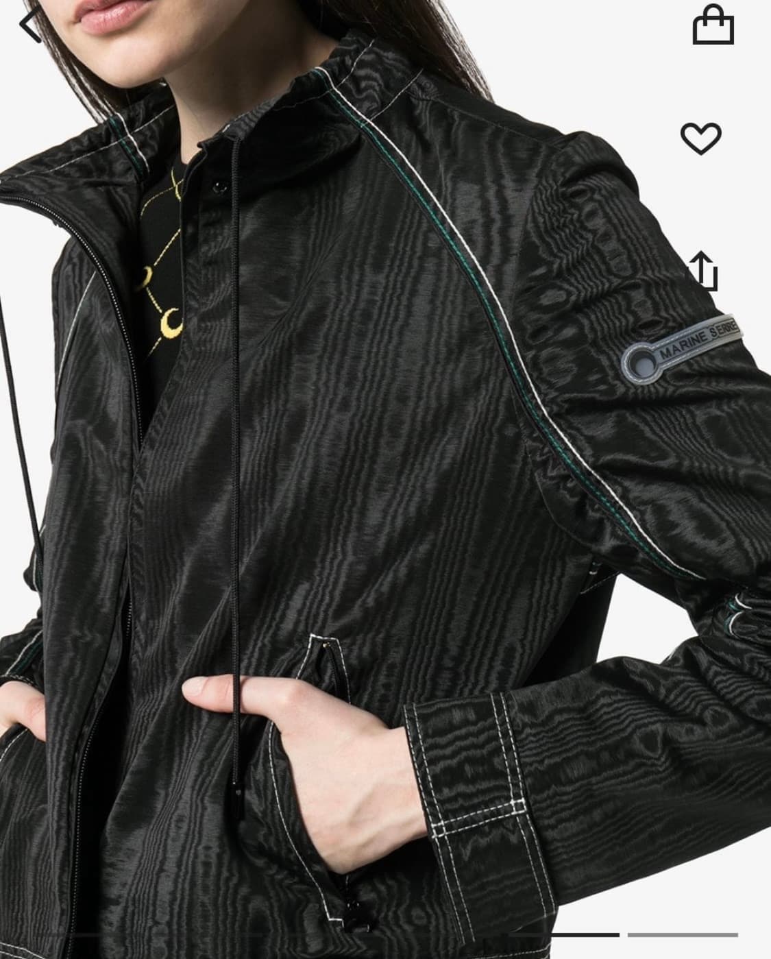 [삽니다] 마린세르 marine serre 무아레 크롭 자켓 상품이미지1