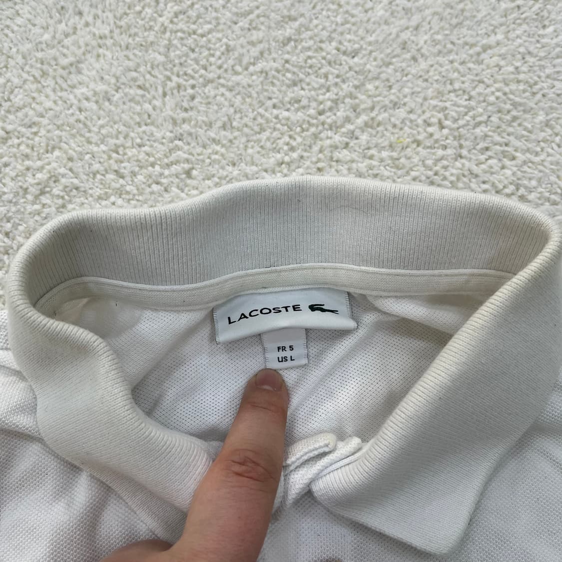 L 라코스테 피케 카라 반팔 티셔츠 0304M 상품이미지2
