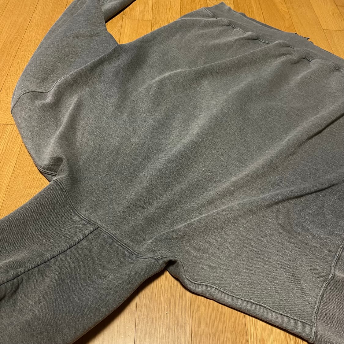 [XL] 90s 빈티지 러셀 후드집업 페이디드 그레이 상품이미지4