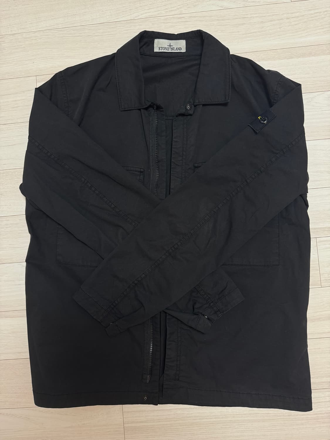 스톤아일랜드 수피마 코튼 셔츠집업 M 상품이미지1