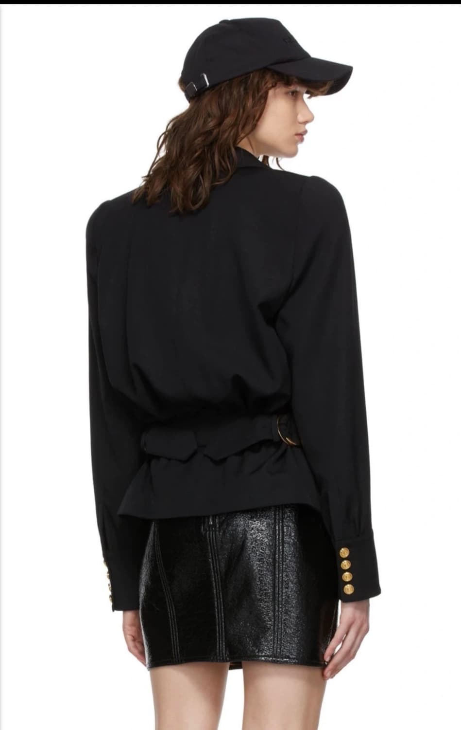 발망 블랙 피티드 GDP 블레이저 38 발망자켓 상품이미지4