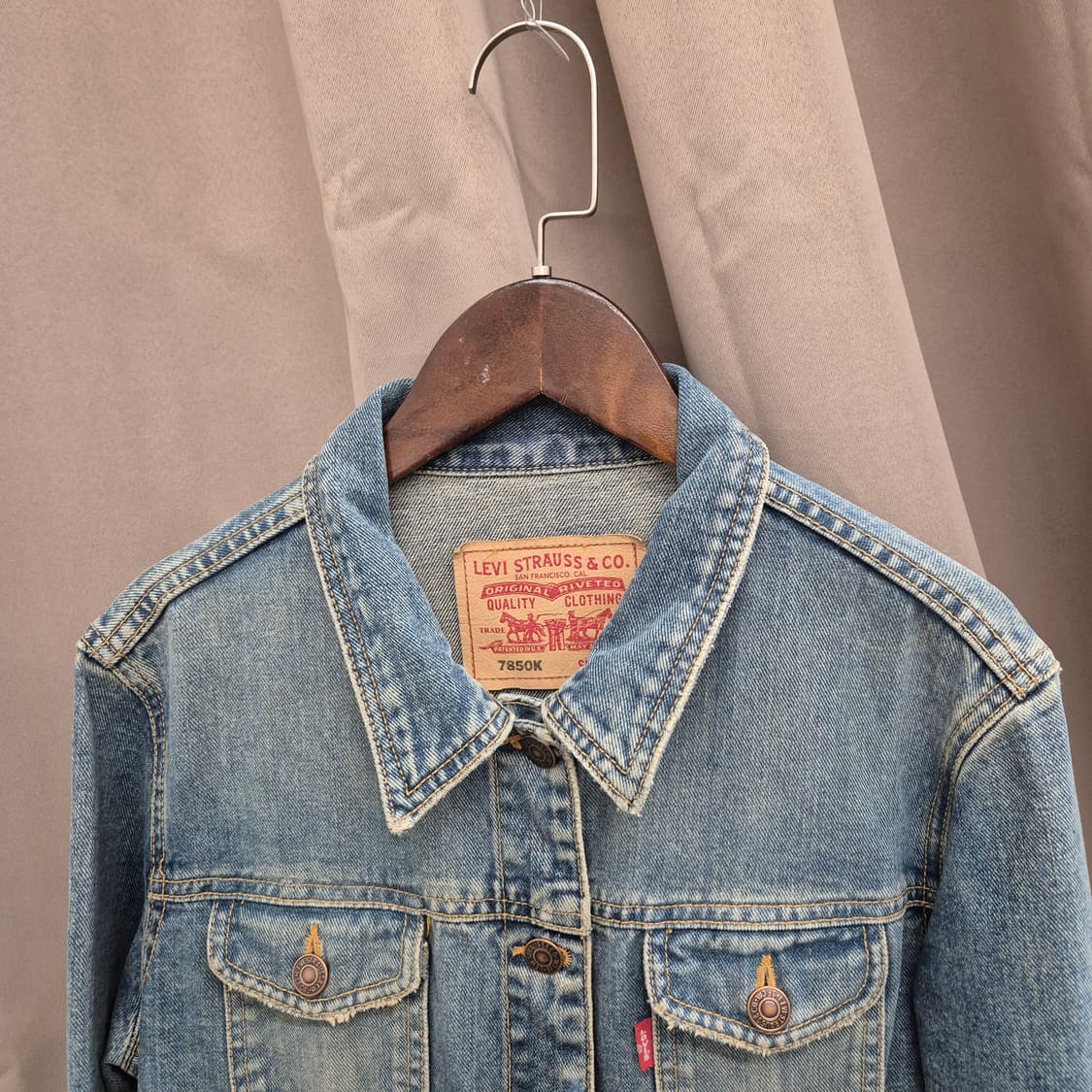 리바이스 7850K 타입3 트러커 자켓 95 상품이미지2