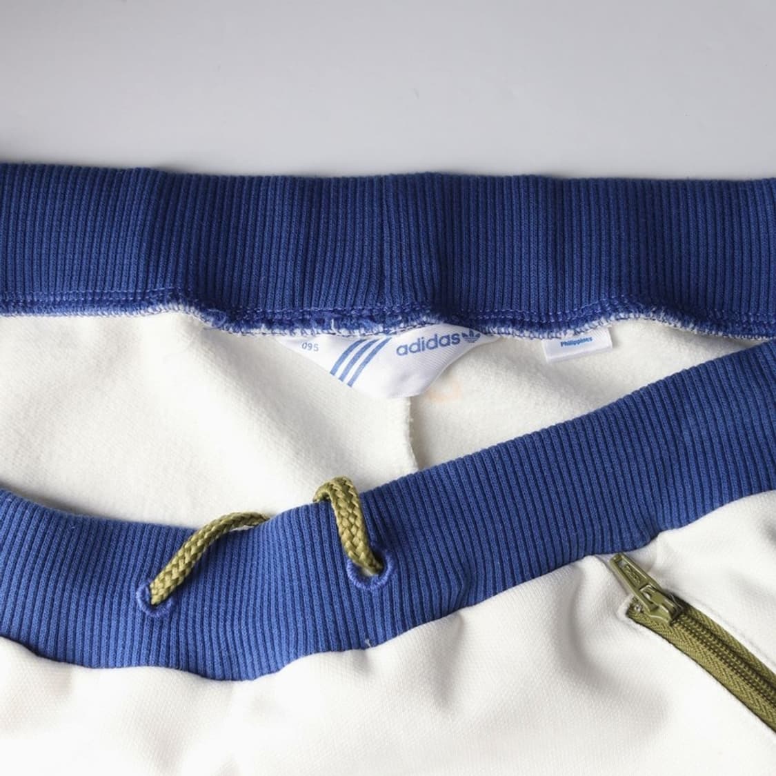 아디다스 D TP 3-STRIPES 화이트 블루 삼선 트랙팬츠 95 상품이미지6