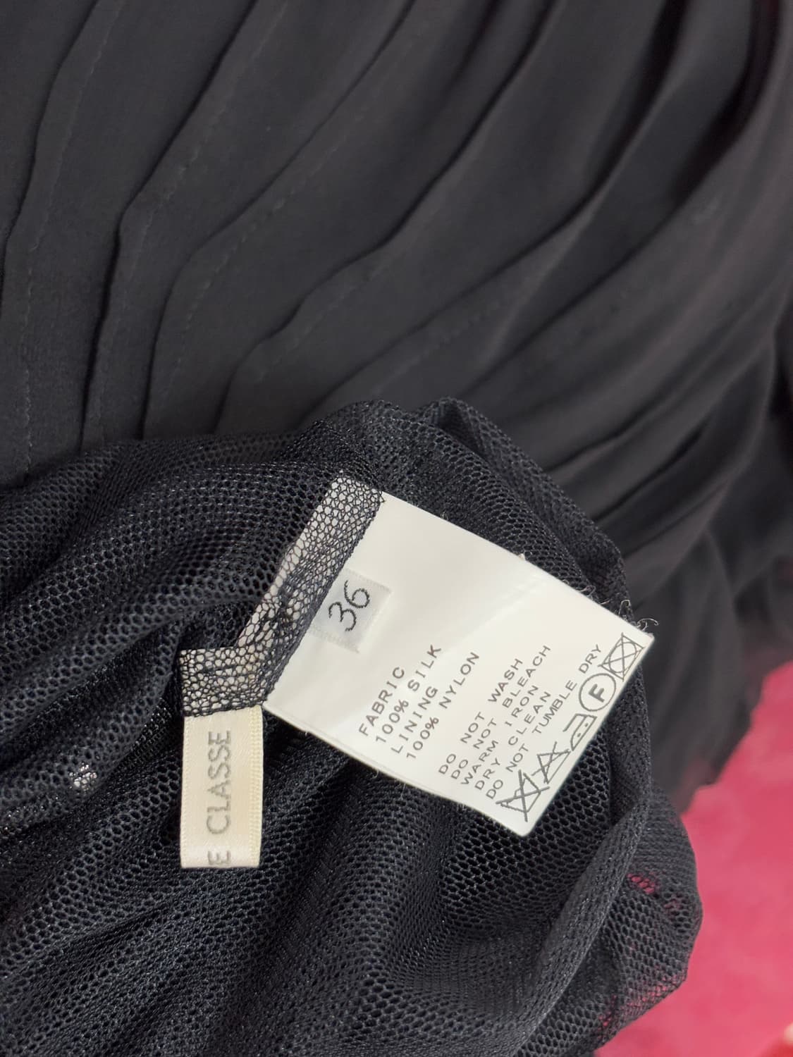 DEUXIEM CLASSE Black Silk Pleats Skirt 상품이미지5