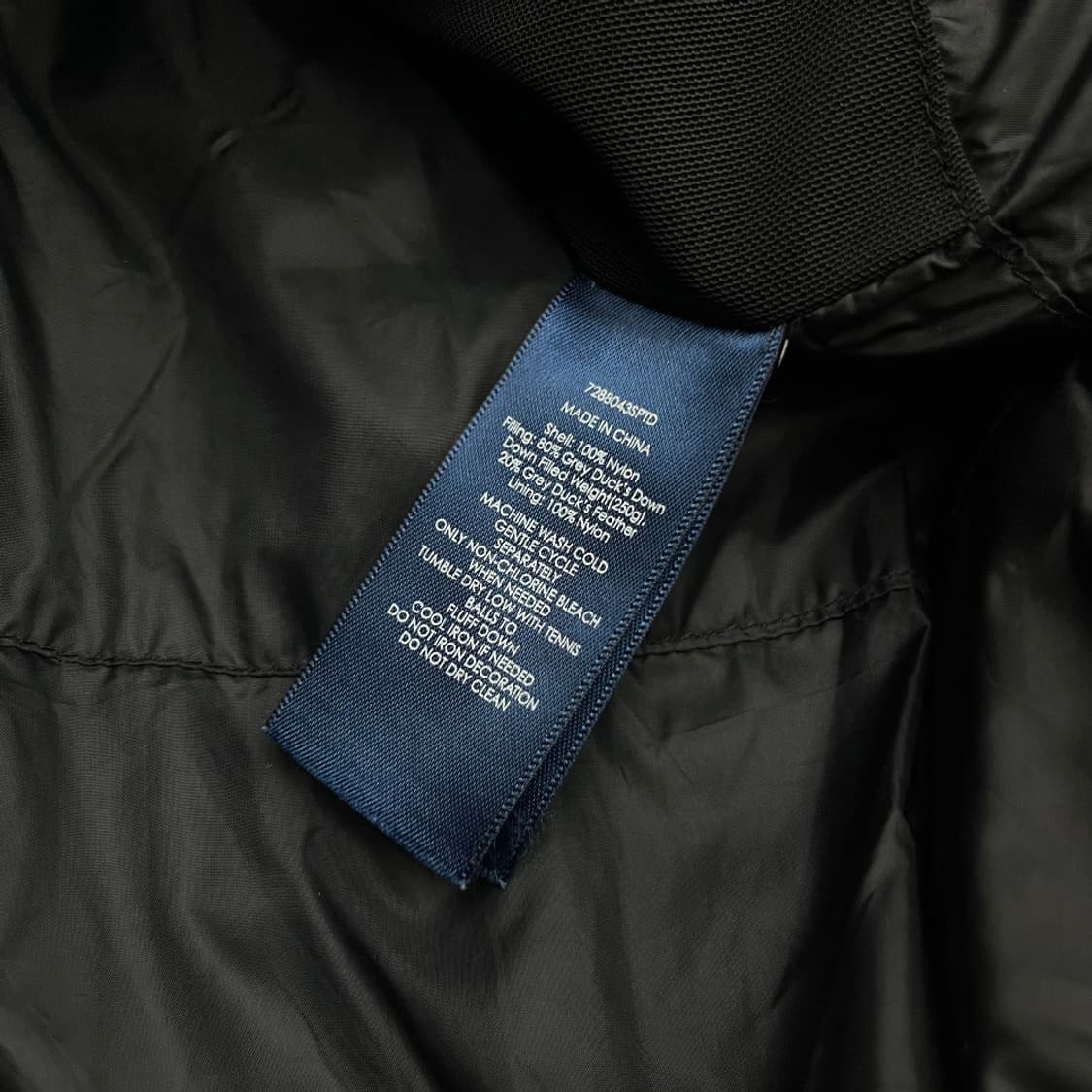 폴로 랄프로렌 빅포니 블루 패딩 XS 상품이미지5