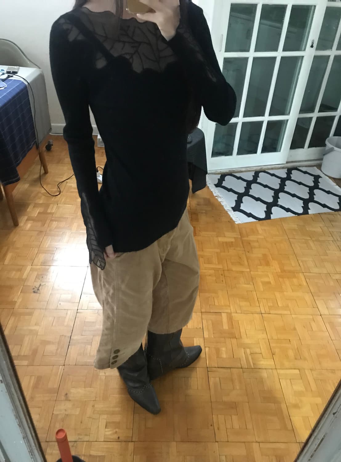 vintage corduroy carpri pants (29inch) 상품이미지5