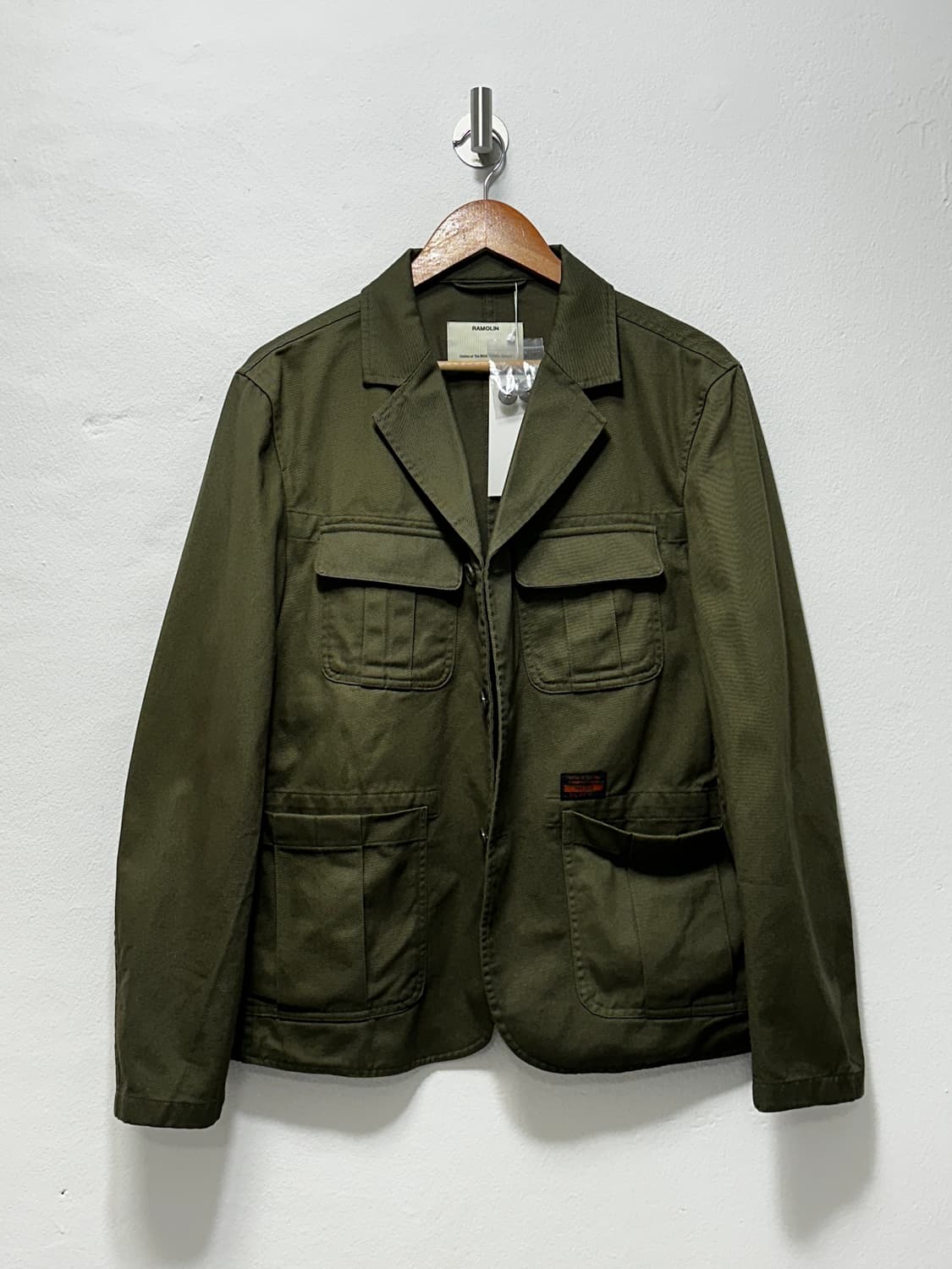 라모랭 밀리터리 퍼티그 자켓 카키 상품이미지2