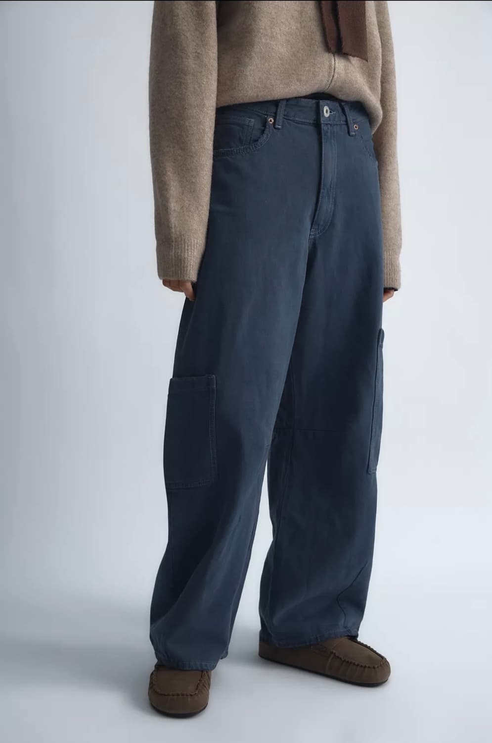 <새상품>자라 TRF 배기 벌룬 포켓 진 바지 36사이즈 상품이미지2