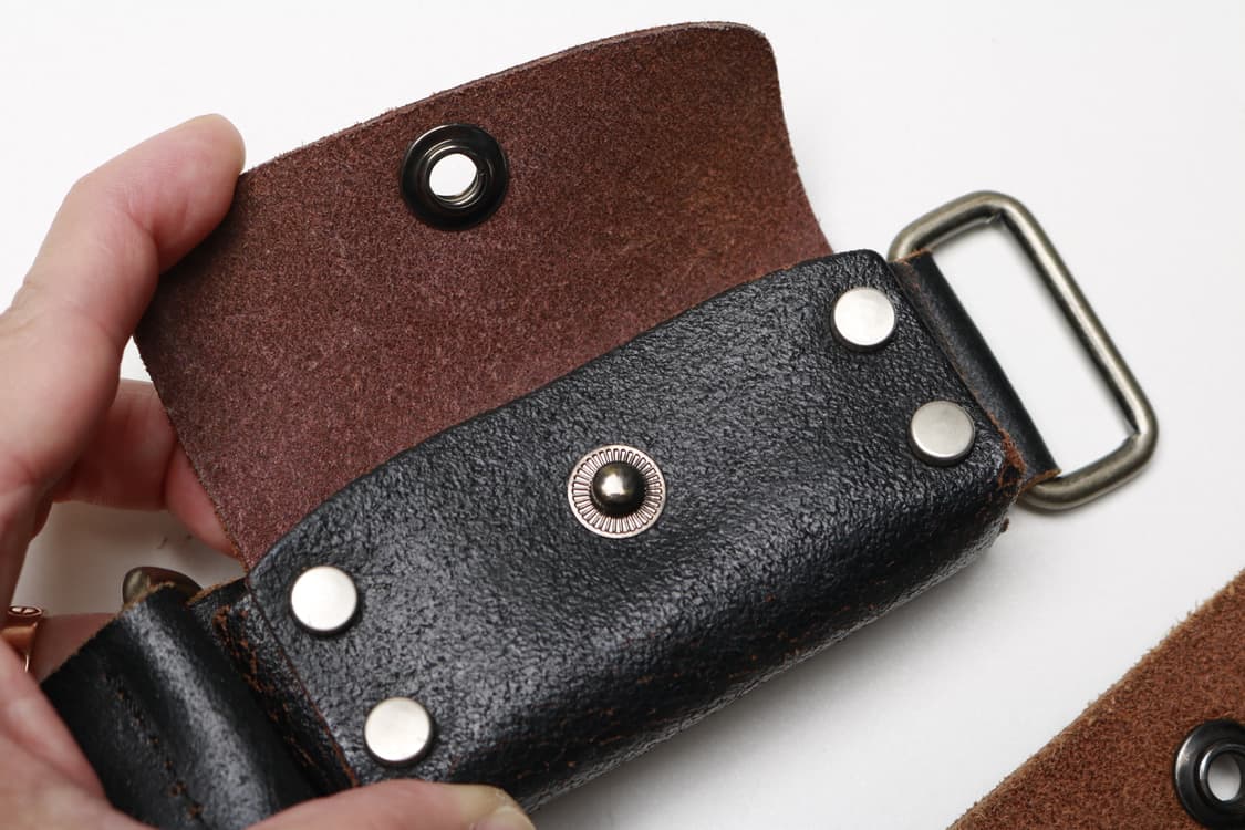 [26~32인치] 지스타 로우 소가죽 포켓 벨트 상품이미지4