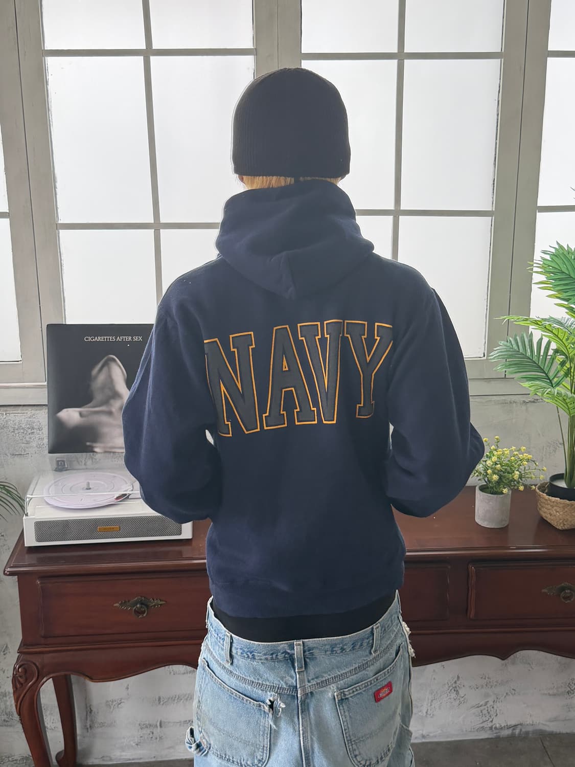 MADE IN USA 🇺🇸 NAVY 후드티 상품이미지6