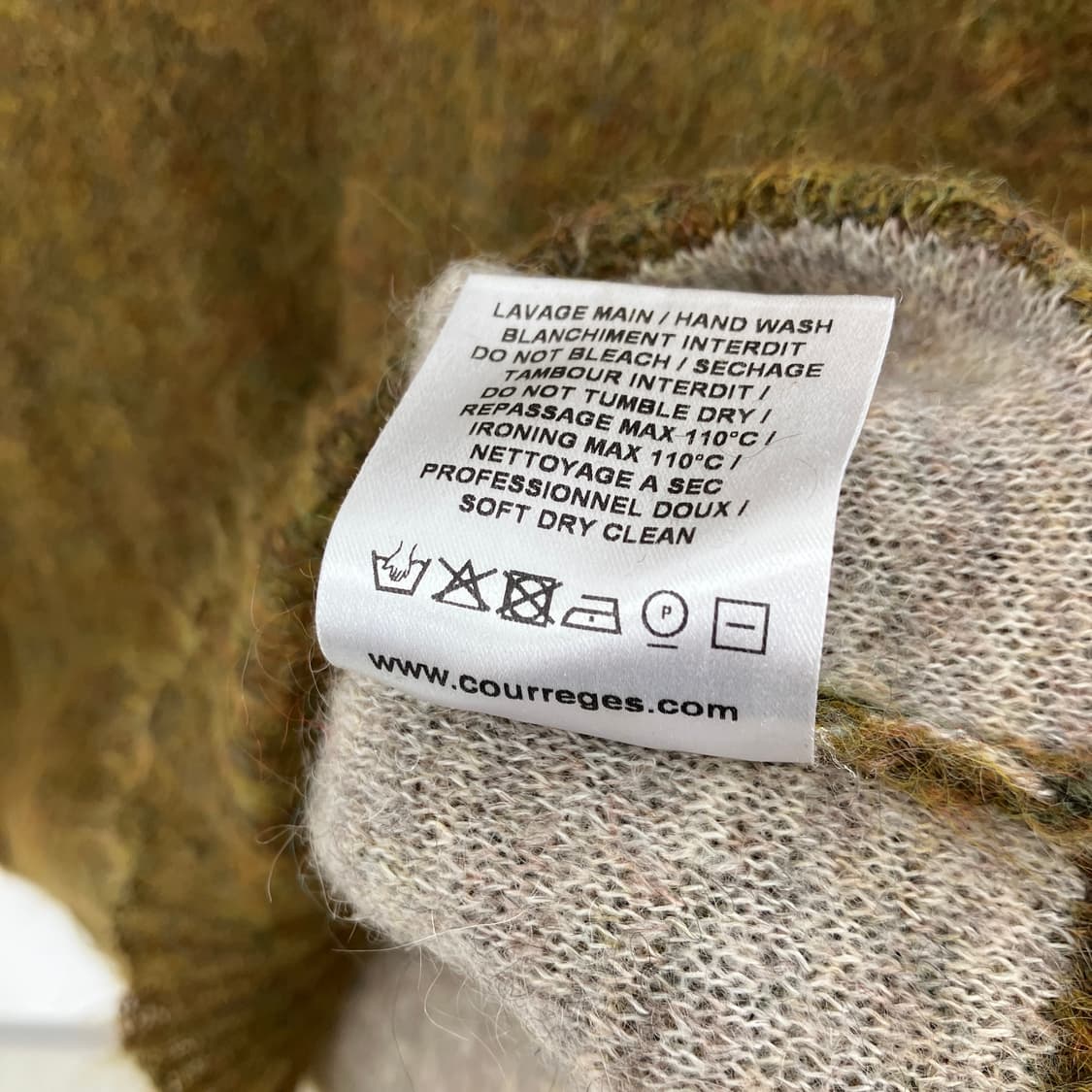 꾸레쥬 모헤어 샤기 니트 상품이미지4