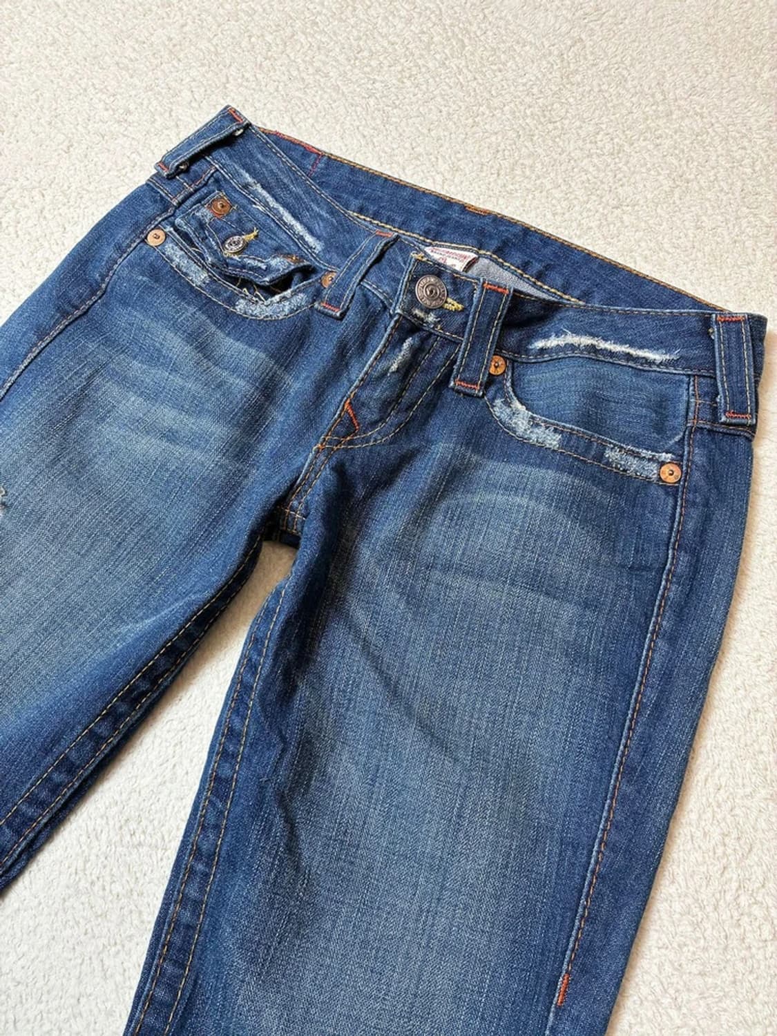 트루릴리젼 00s USA 로우 라이즈 부츠컷 데님 팬츠 PN7005 상품이미지2