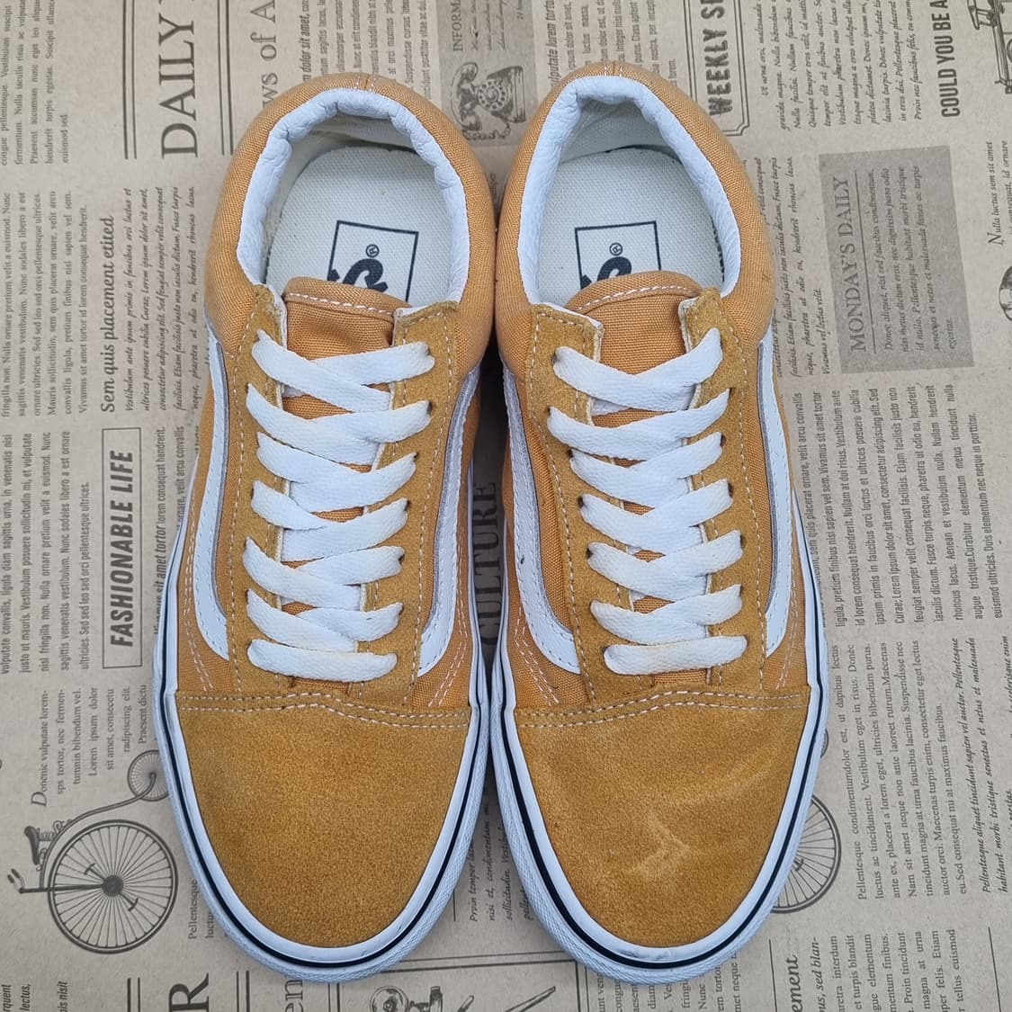 반스 올드스쿨 머스타드 여성스니커즈230  상품이미지2