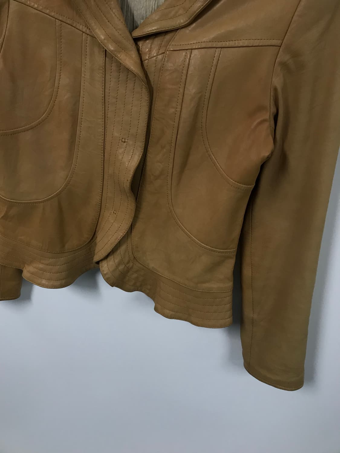 빈티지 프릴 양가죽 자켓 상품이미지5