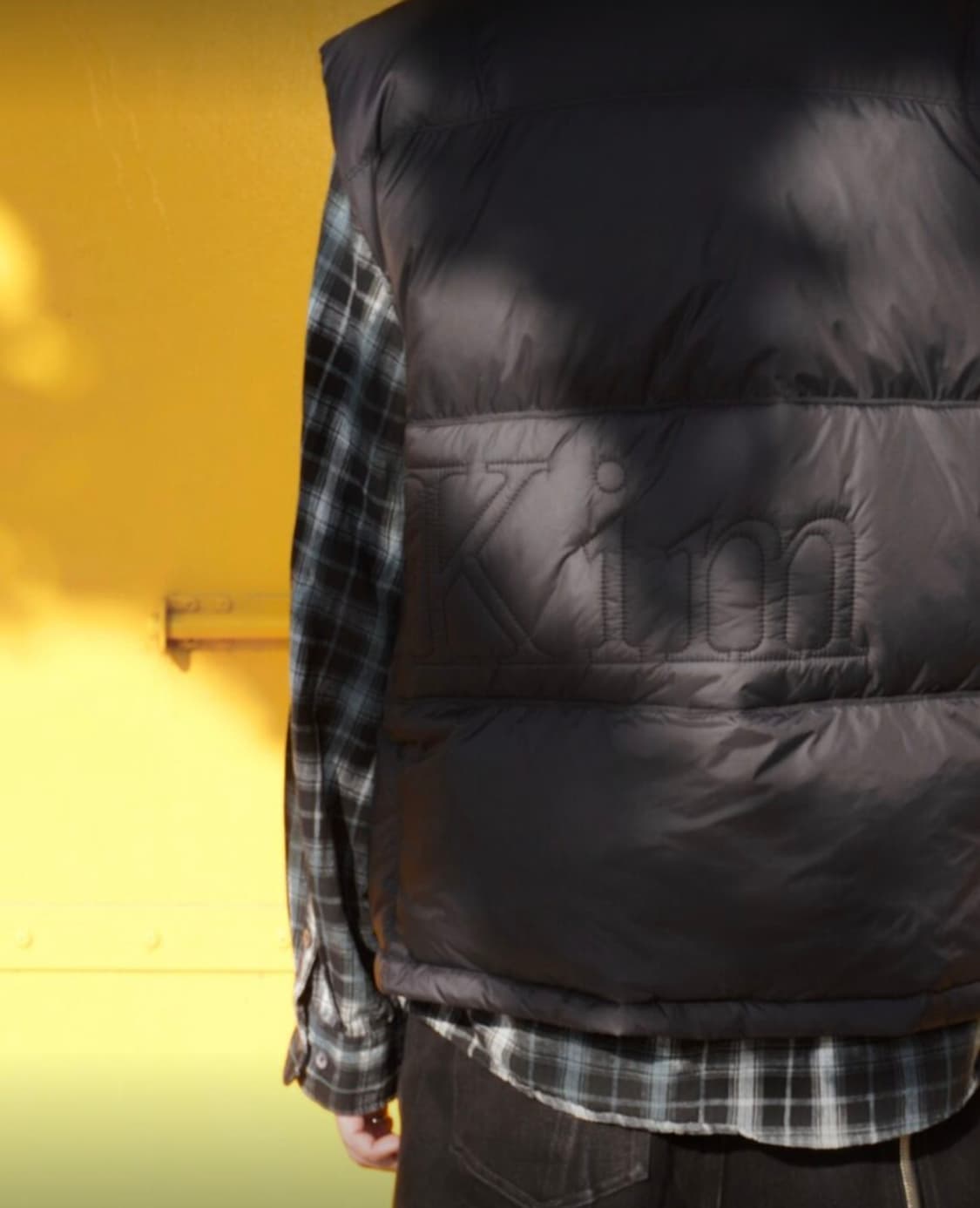 마뗑킴 빅로고 다운 베스트/XL 상품이미지2