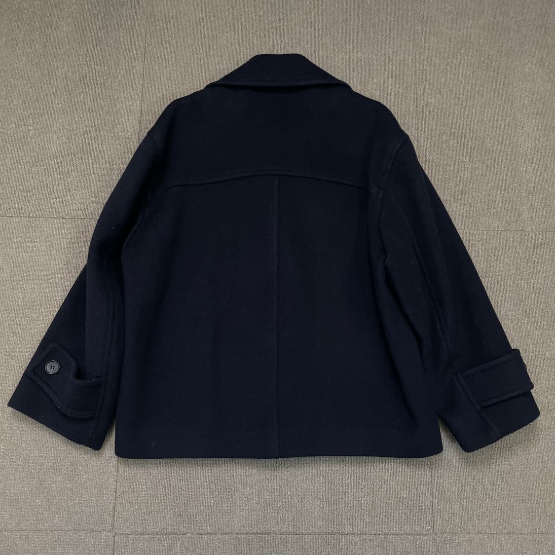 kuho plus 구호 플러스  숏 코쿤 오버핏 모직코트  상품이미지5