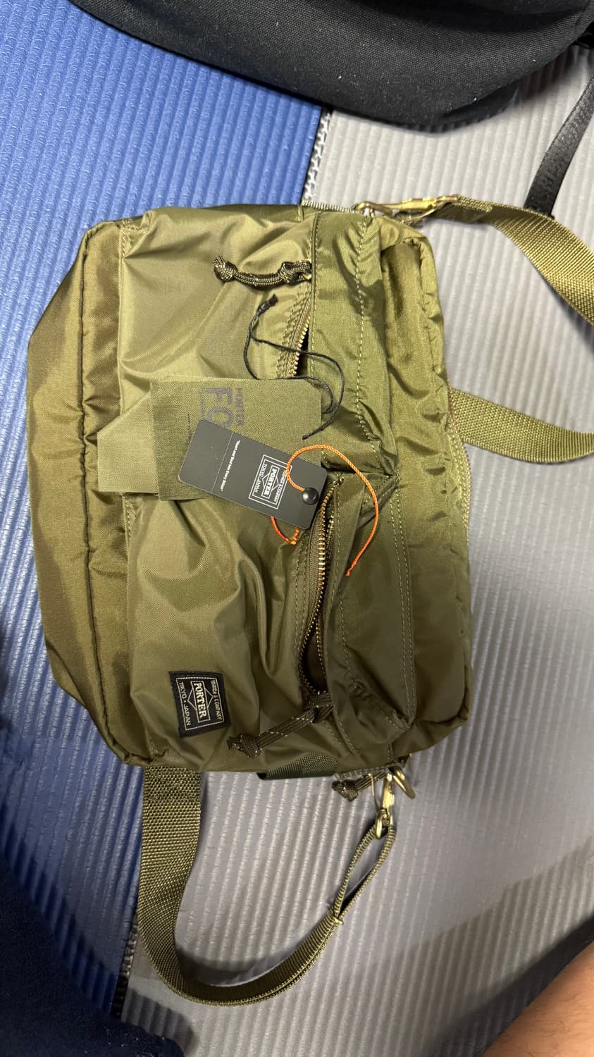 포터 포스 숄더백 스몰 올리브 드랩 상품이미지1