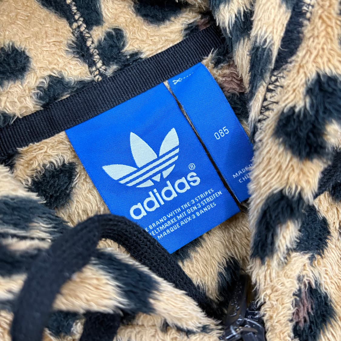 (95)아디다스레오파드퍼후드져지 상품이미지4