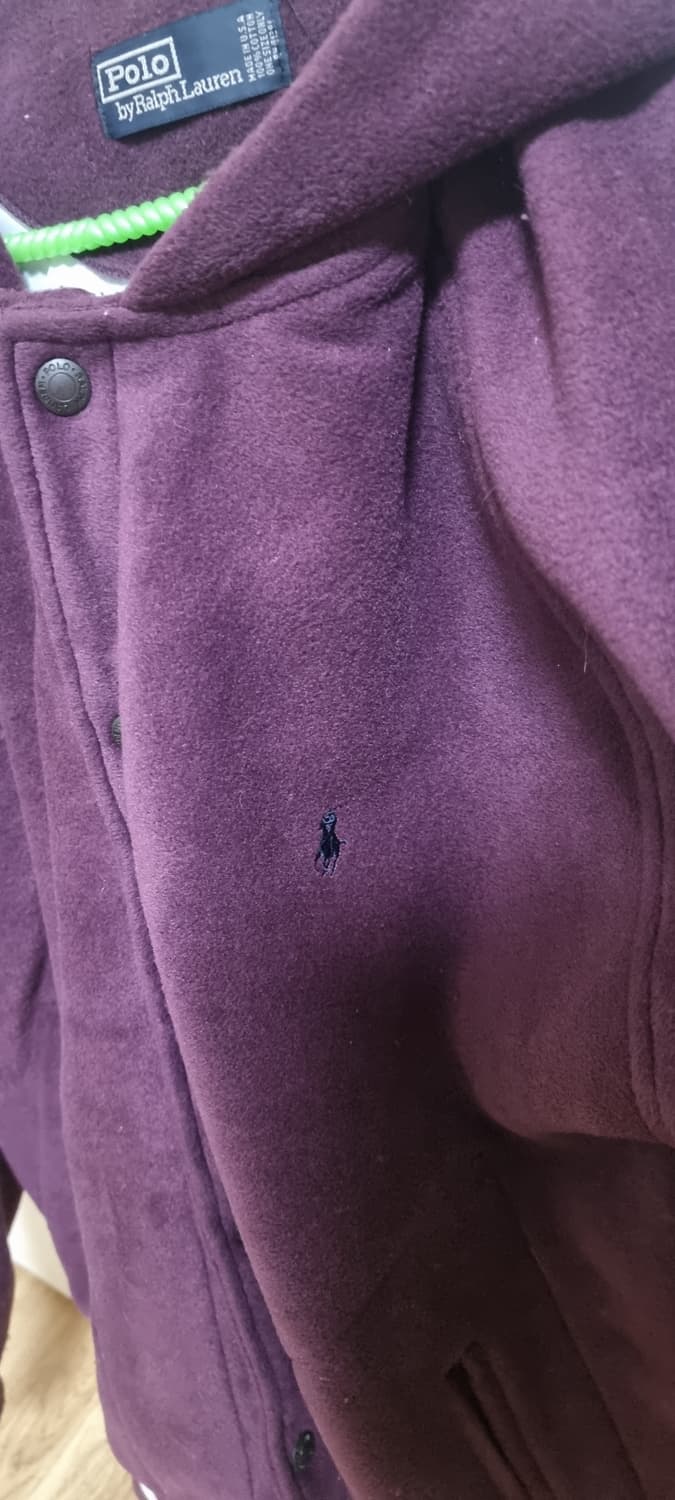폴로 버건디 점퍼 상품이미지4