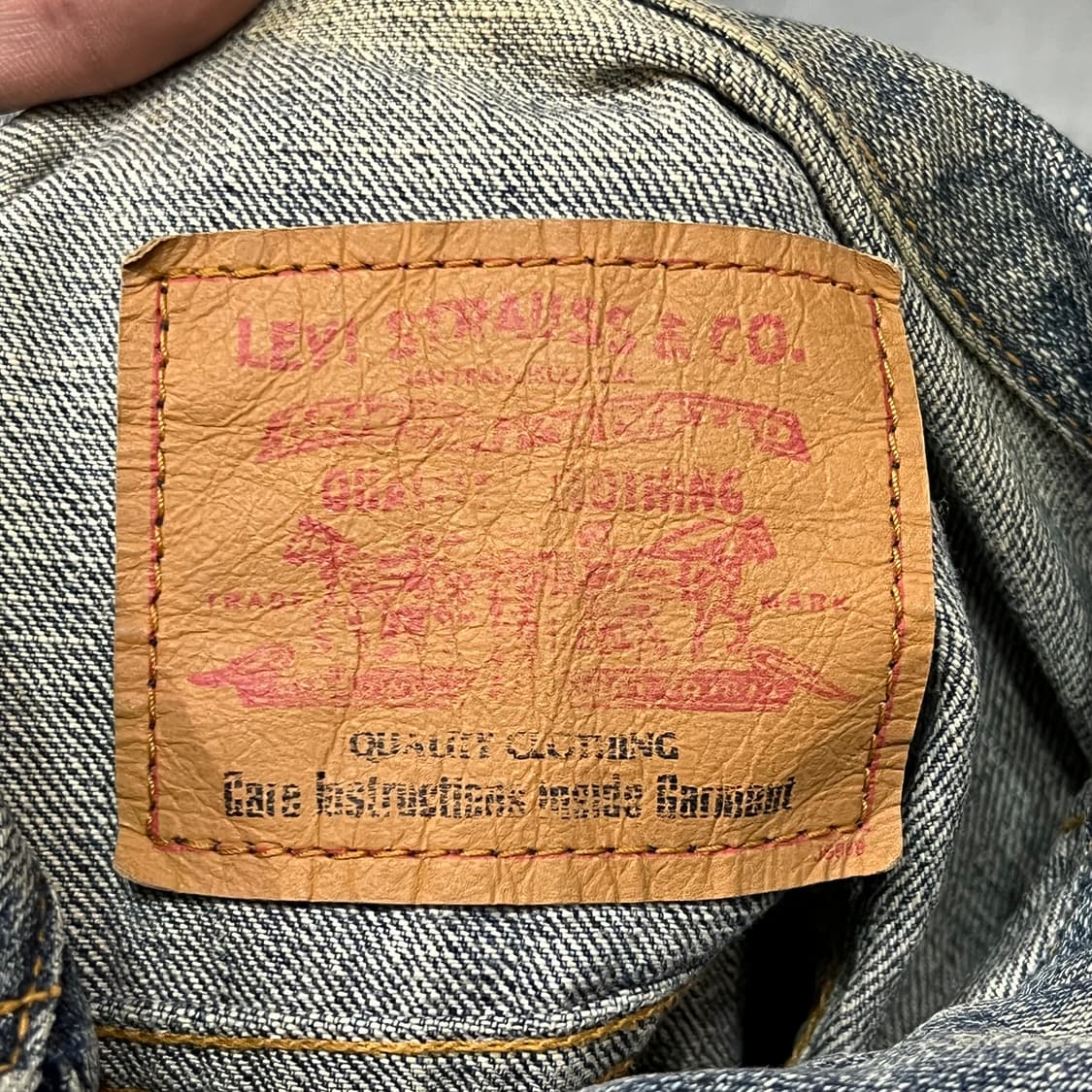  리바이스 데님 트러커 집업 자켓 y15182 상품이미지7