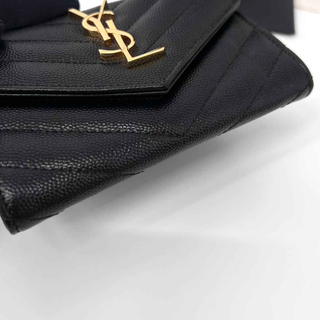 생로랑 엔벨로프 여성 카드지갑 블랙 (414404) 상품이미지8