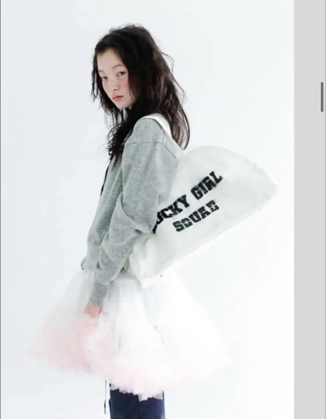 간절히 구함))샵페어리 luckygirlsquad 에나멜 더플백 상품이미지2