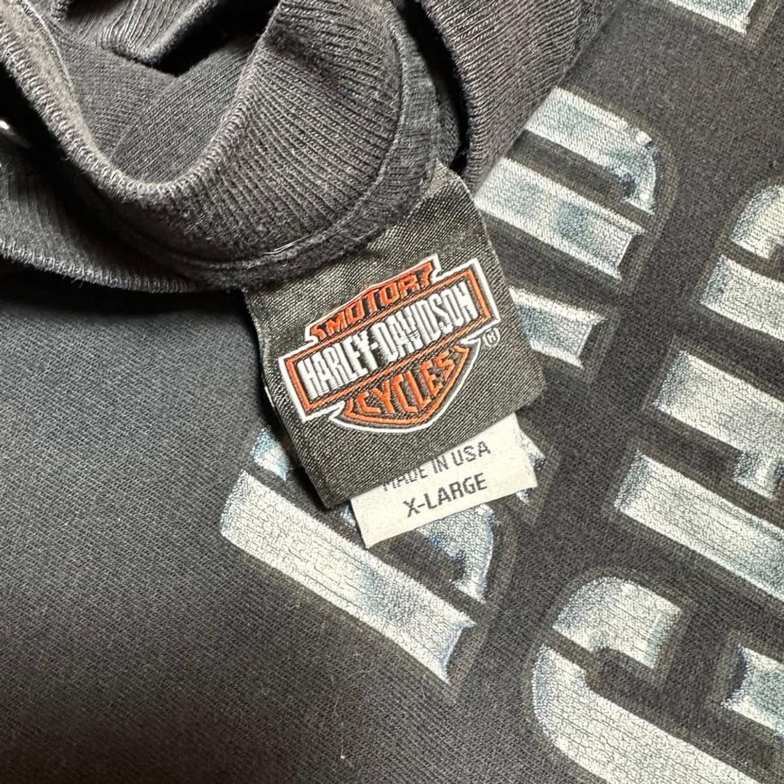 할리데이비슨 프린팅 티셔츠 made in usa 상품이미지7