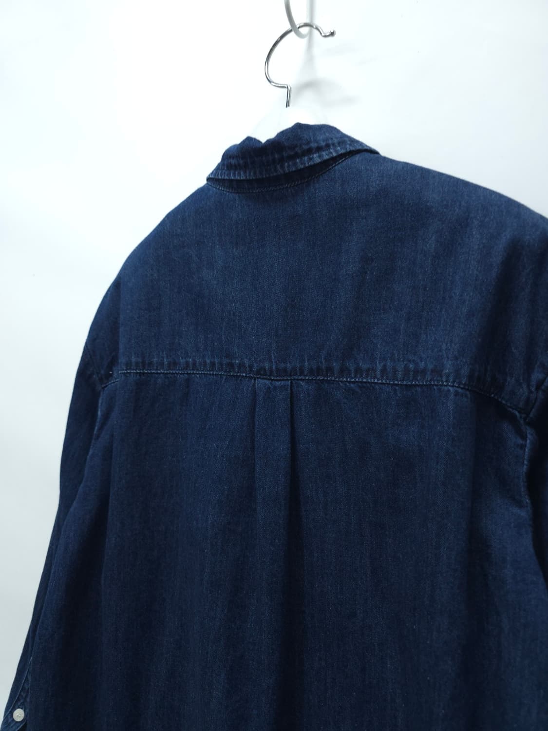 라퍼지스토어 여성 딥블루 데님 셔츠 (S) 상품이미지8