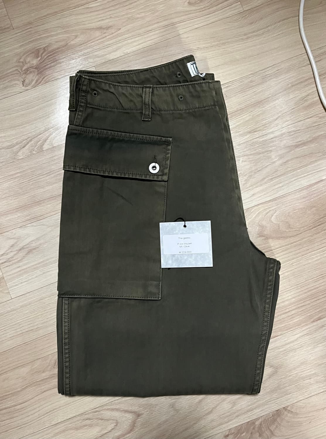 더 긱스 P-44 HBT trouser (Faded Olive) M사이즈 상품이미지1