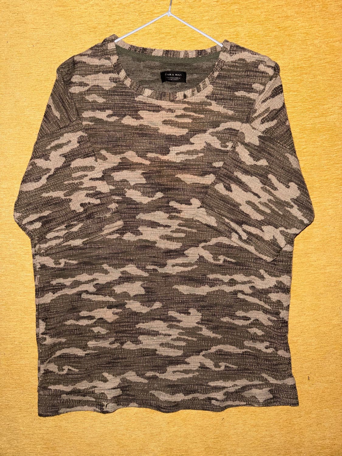 ZARA MAN 카모 반팔티 상품이미지1