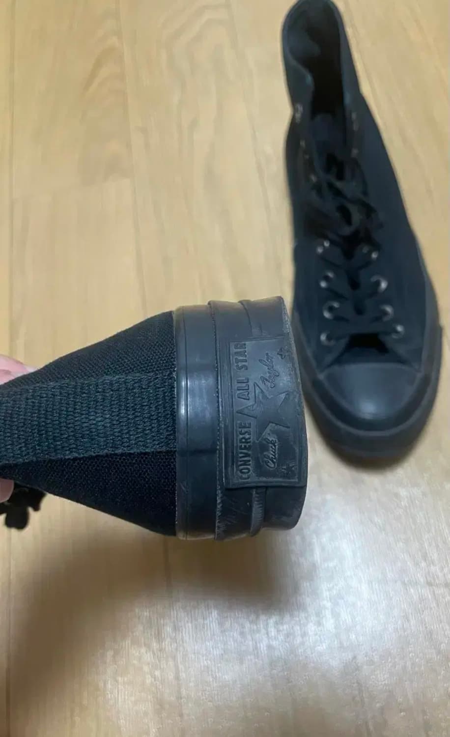 컨버스 척70 시즈널컬러 올블랙280 상품이미지3