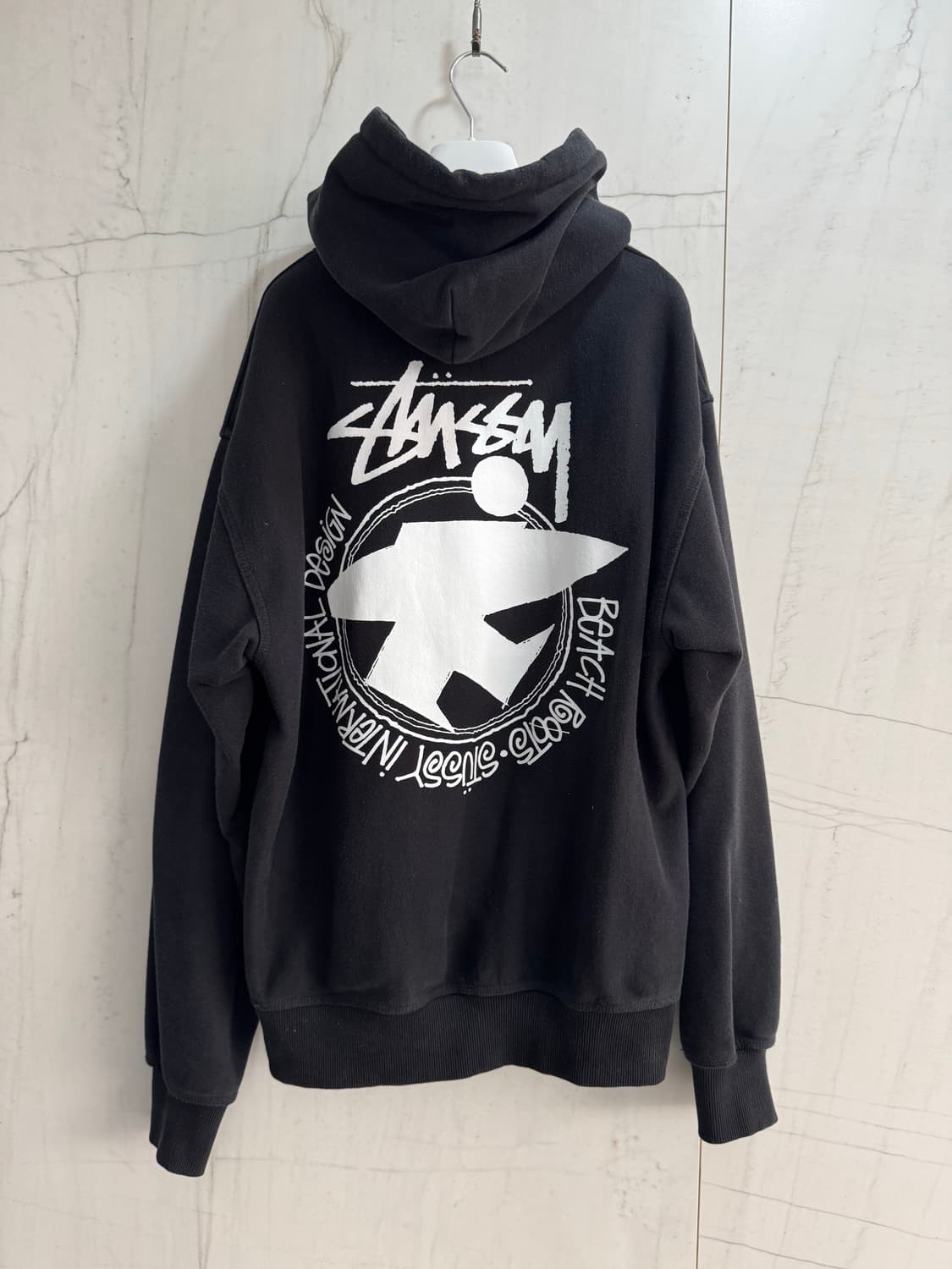 STÜSSY 그래픽 로고 후드티 상품이미지2
