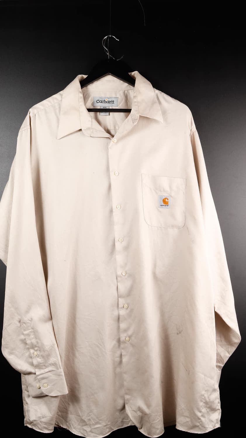 칼하트 원포켓 아이보리 셔츠 상품이미지1