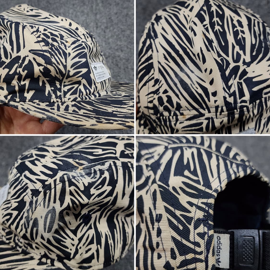 아디다스 오리지널스 지브라 패턴 캠프캡 모자 상품이미지7