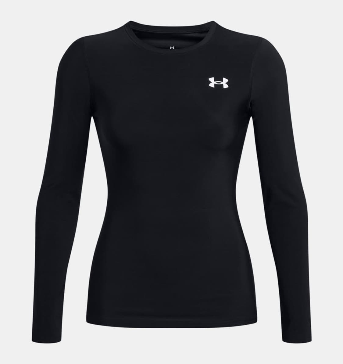 (L) 새상품 언더아머 여성 히트기어 OG 컴프레션 블랙 긴팔 상품이미지4