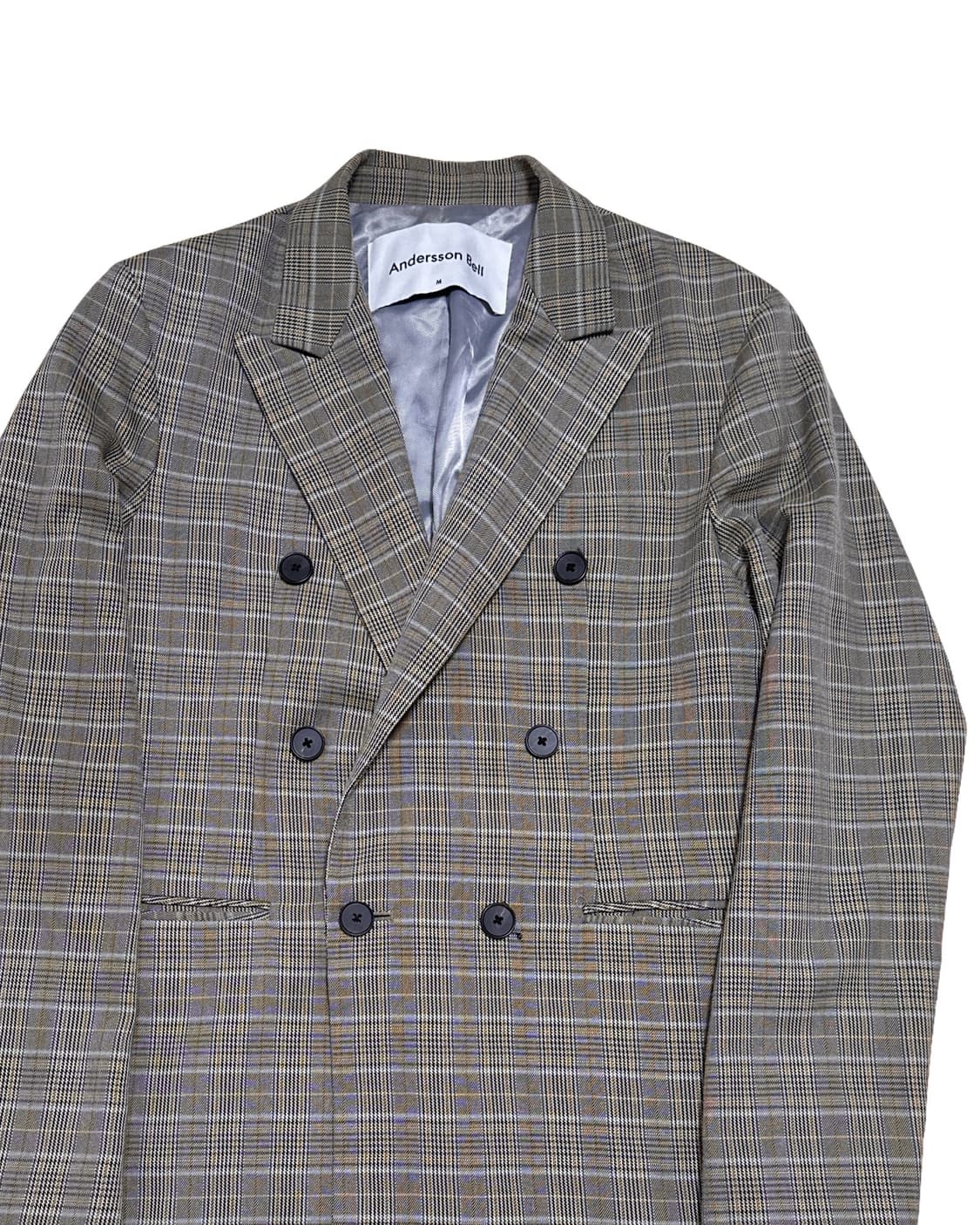 앤더슨벨 체크 더블 브레스티드 자켓 상품이미지2