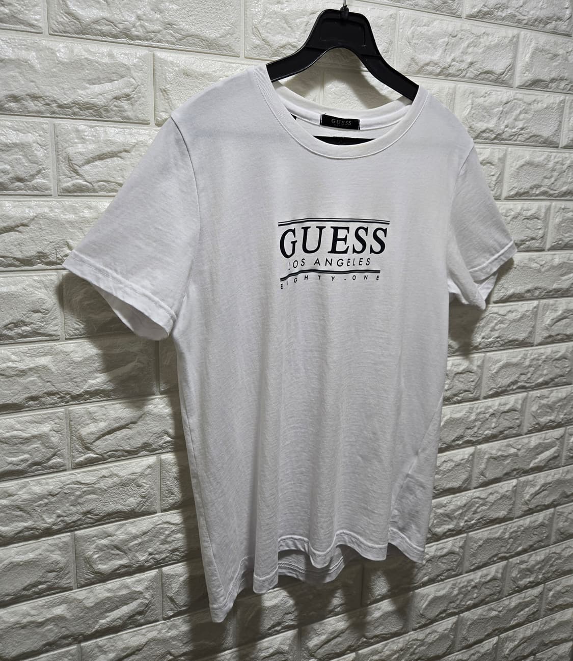 게스 빅 스펠로고 반팔티 90~95 상품이미지2