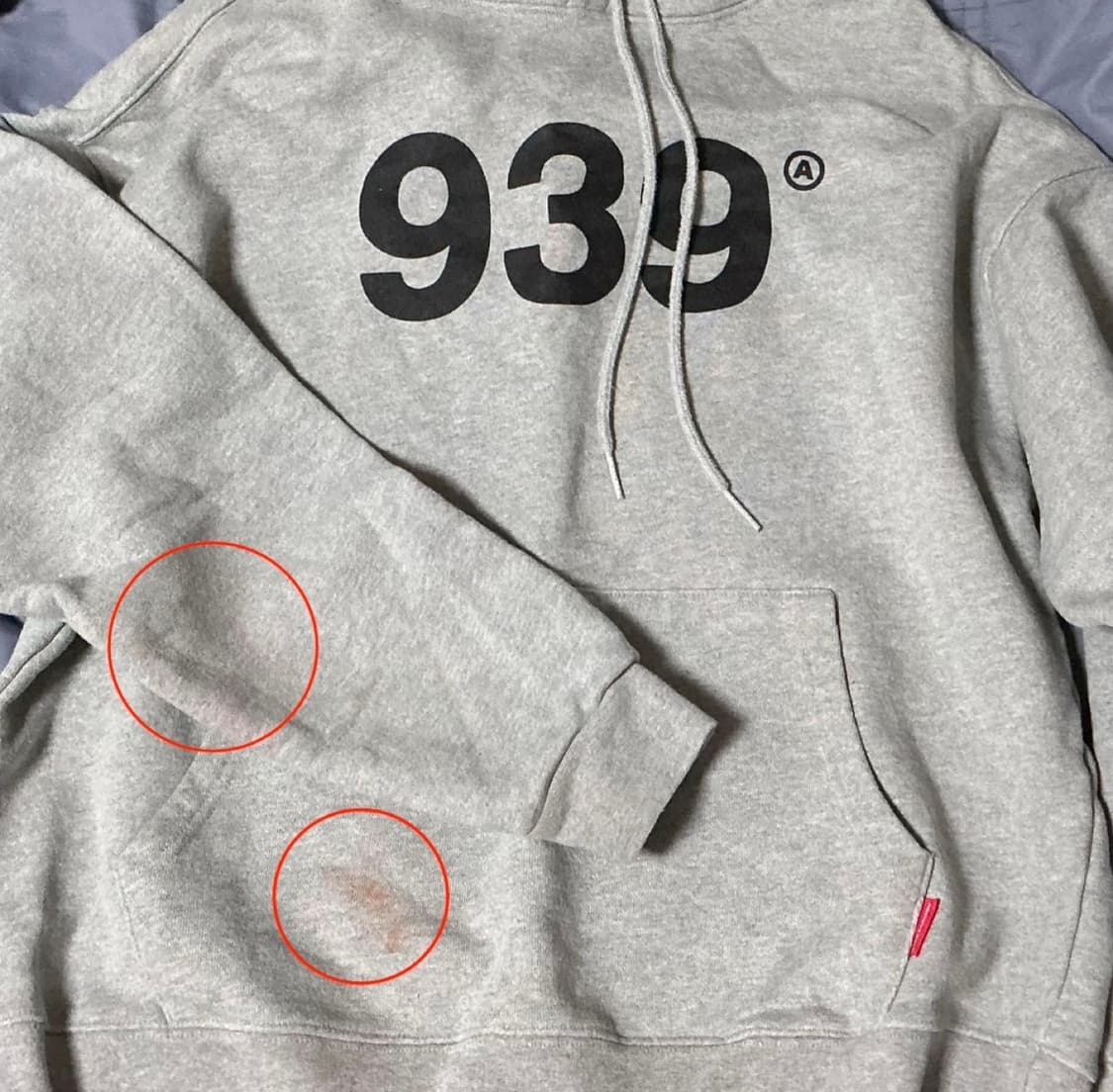 아카이브볼드 그레이 후드티 상품이미지2