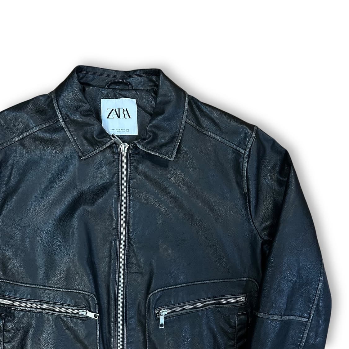 자라 레더 자켓 상품이미지2