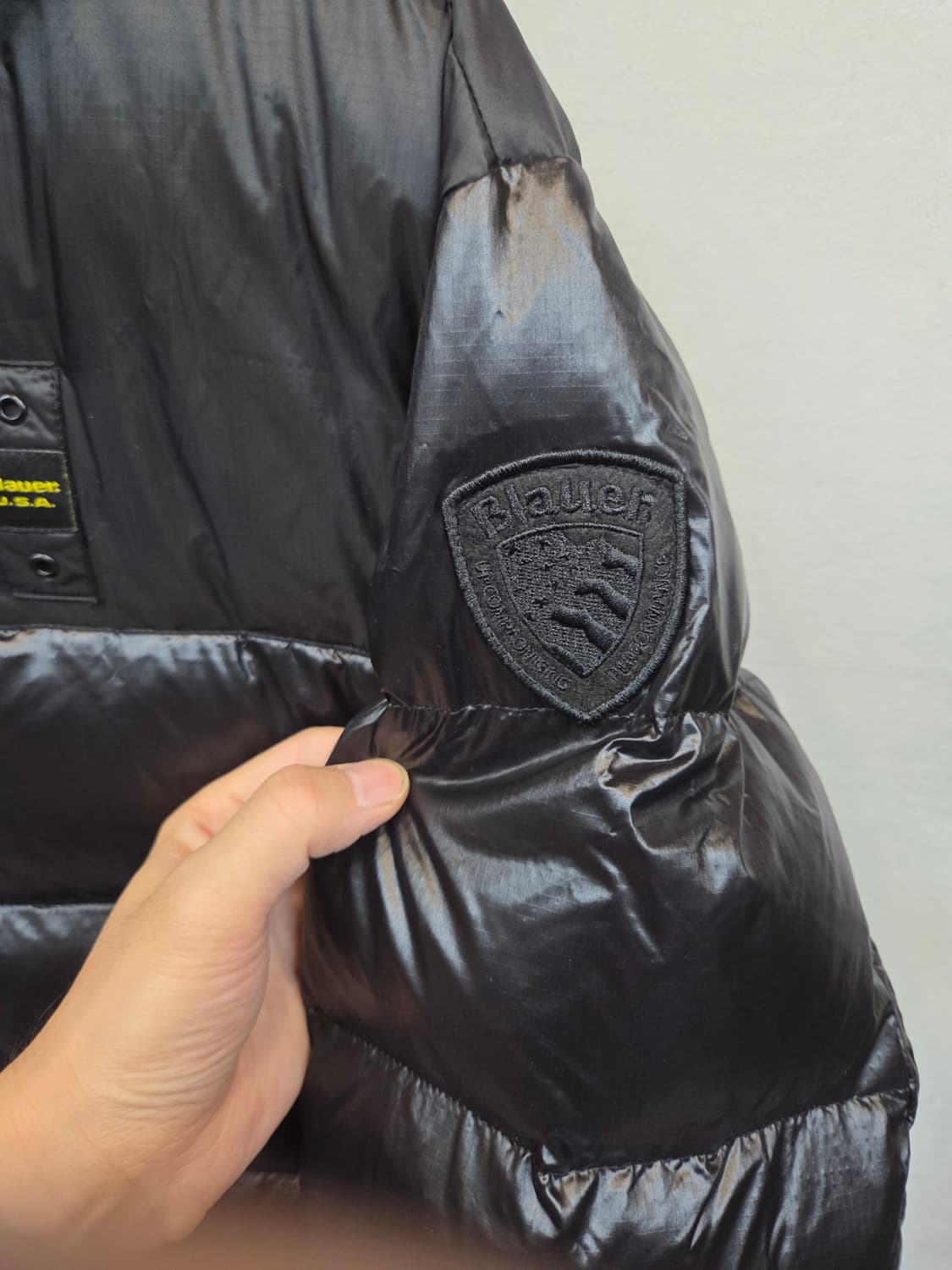Blauer usa 블라우어 투웨이 유광 숏 패딩 L 상품이미지4