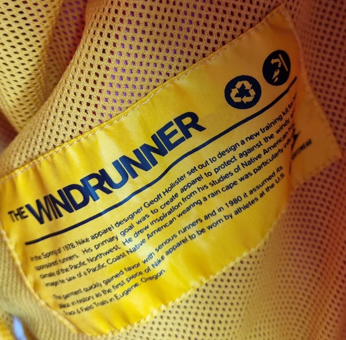 M (66) 나이키 핑크+옐로우 바람막이 윈드러너 상품이미지3