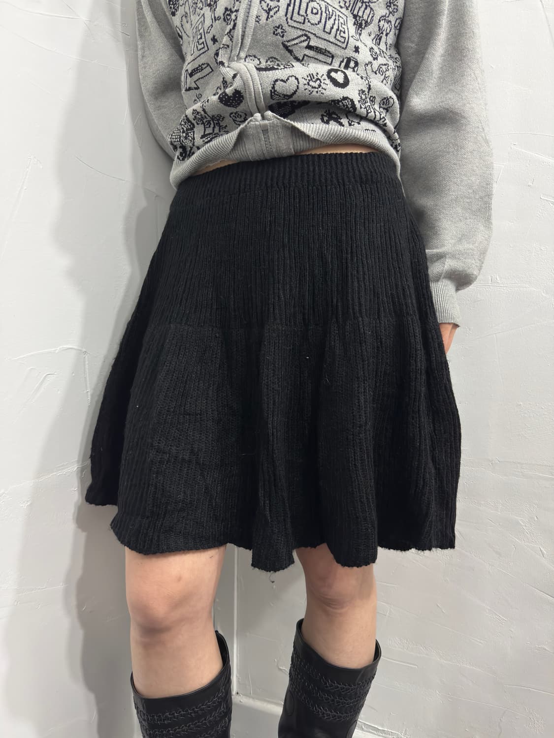 gu knit skirt 상품이미지1