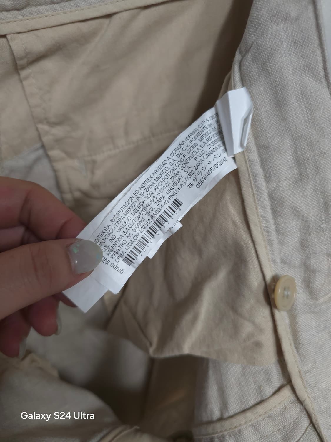 ZARA Man 자라맨 린넨 팬츠 Eur 32 ✨️정품✨️ 상품이미지6