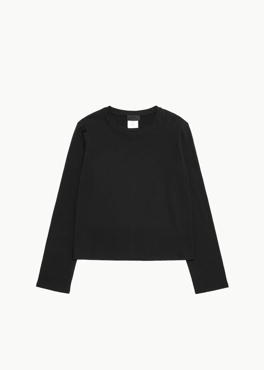 [3] MUDULE SEMI LONGSLEEVE 머듈 세미 롱슬리브 블랙 상품이미지1